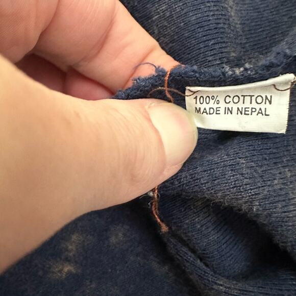 Rising International Blue Embroidered Zip Front Vest Top Size L (Measure… - Picture 4 of 6